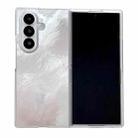 For Samsung Galaxy Z Fold7 5G Transparent Edge PC Folding Phone Case(Glacier) - 1