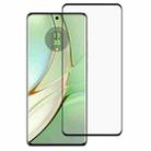 For Motorola Edge 40 Full Glue 9H HD 3D Curved Edge Tempered Glass Film(Black) - 1