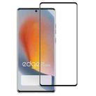 For Motorola Edge 50 Full Glue 9H HD 3D Curved Edge Tempered Glass Film(Black) - 1