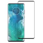 For Motorola Edge+ Full Glue 9H HD 3D Curved Edge Tempered Glass Film(Black) - 1