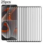 For Motorola Edge 50 Pro 25pcs Full Glue 9H HD 3D Curved Edge Tempered Glass Film(Black) - 1