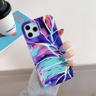 For iPhone 11 Laser Marble Pattern TPU Protective Case(Purple Cloud) - 1