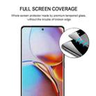 For Motorola Moto X40 25pcs Full Glue 9H HD 3D Curved Edge Tempered Glass Film(Black) - 3