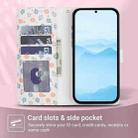 For Redmi Note 10 4G Global Flower Pattern Buckle Leather Phone Case with Lanyard(Florals) - 3