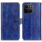 For Honor X6c 4G Retro Crazy Horse Texture Flip Leather Phone Case(Blue) - 1