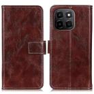 For Honor X6c 4G Retro Crazy Horse Texture Flip Leather Phone Case(Brown) - 1