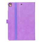 For iPad 10.2 2021 / 2020 / 2019 / Pro 10.5 Retro Pattern TPU + PU Leather Case with Holder & Card Slots(Purple) - 3