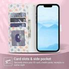 For iPhone 11 Flower Pattern Buckle Leather Phone Case with Lanyard(Florals) - 3