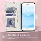 For iPhone 8 Plus / 7 Plus / 6 Plus Flower Pattern Buckle Leather Phone Case with Lanyard(Pink Flowers) - 3