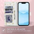 For iPhone XR Flower Pattern Buckle Leather Phone Case with Lanyard(Yellow Flowers) - 3