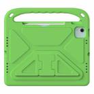 For iPad Air 11 2024 / 2025 Handle EVA Shockproof Tablet Case with Holder(Green) - 2