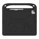 For iPad Air 13 2024 / 2025 Handle EVA Shockproof Tablet Case with Holder(Black) - 2