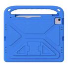 For iPad Air 13 2024 / 2025 Handle EVA Shockproof Tablet Case with Holder(Blue) - 2