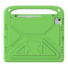 For iPad Air 13 2024 / 2025 Handle EVA Shockproof Tablet Case with Holder(Green) - 2