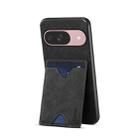 For Google Pixel 10 Pro / Pixel 10 Denior D06 PU Back Cover Card Slot Holder Phone Case(Black) - 2