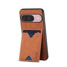 For Google Pixel 10 Pro / Pixel 10 Denior D06 PU Back Cover Card Slot Holder Phone Case(Brown) - 2