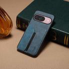 For Google Pixel 10 Pro / Pixel 10 Denior D07 DV Elastic Card Slot PU Back Cover Phone Case(Blue) - 2