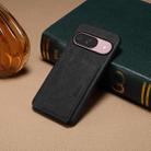 For Google Pixel 10 Pro / Pixel 10 Denior D08 PU Single Card Slot Holder Phone Case(Black) - 2