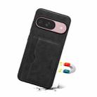 For Google Pixel 10 Pro / Pixel 10 Denior D08 PU Single Card Slot Holder Phone Case(Black) - 3