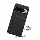 For Google Pixel 10 Pro XL Denior D08 PU Single Card Slot Holder Phone Case(Black) - 3
