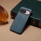 For Google Pixel 10 Pro / Pixel 10 Denior D09 PU Dual Card Slot Back Cover Phone Case(Blue) - 2