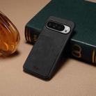 For Google Pixel 10 Pro XL Denior D09 PU Dual Card Slot Back Cover Phone Case(Black) - 2