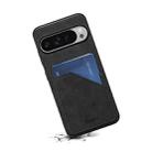 For Google Pixel 10 Pro XL Denior D09 PU Dual Card Slot Back Cover Phone Case(Black) - 3