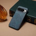 For Google Pixel 10 Pro XL Denior D09 PU Dual Card Slot Back Cover Phone Case(Blue) - 2