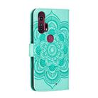 For Motorola Moto Edge Plus Mandala Embossing Pattern Horizontal Flip PU Leather Case with Holder & Card Slots & Walle & Lanyard(Green) - 3