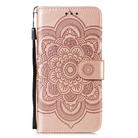 For Motorola Moto Edge Plus Mandala Embossing Pattern Horizontal Flip PU Leather Case with Holder & Card Slots & Walle & Lanyard(Rose Gold) - 2