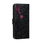 For Motorola Moto Edge Plus Mandala Embossing Pattern Horizontal Flip PU Leather Case with Holder & Card Slots & Walle & Lanyard(Black) - 3