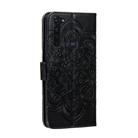 For Motorola Moto G Stylus Mandala Embossing Pattern Horizontal Flip PU Leather Case with Holder & Card Slots & Walle & Lanyard(Black) - 3