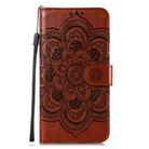 For Motorola Moto G Stylus Mandala Embossing Pattern Horizontal Flip PU Leather Case with Holder & Card Slots & Walle & Lanyard(Brown) - 2