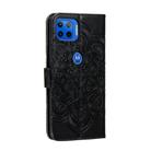 For Motorola Moto G 5G Plus Mandala Embossing Pattern Horizontal Flip PU Leather Case with Holder & Card Slots & Walle & Lanyard(Black) - 3