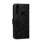 For Motorola Moto G Power Mandala Embossing Pattern Horizontal Flip PU Leather Case with Holder & Card Slots & Walle & Lanyard(Black) - 3