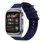For Huawei Watch D2 xDfind Ring Buckle Nylon Canvas Watch Band(Midnight Blue) - 1