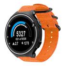 For Garmin Forerunner 235/220/620/630 xDfind Ring Buckle Nylon Canvas Watch Band(Orange) - 1