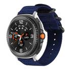 For Samsung Galaxy Watch8 / 8 Classic xDfind Ring Buckle Nylon Canvas Watch Band(Midnight Blue) - 1