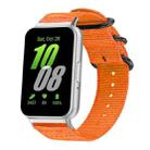 For Samsung Galaxy Fit3 SM-R390 xDfind Ring Buckle Nylon Canvas Watch Band(Orange) - 1