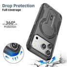 For iPhone 17 Pro Armor Magsafe Holder PC Hybrid TPU Phone Case(Black) - 2