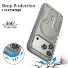 For iPhone 17 Pro Armor Magsafe Holder PC Hybrid TPU Phone Case(Grey) - 2