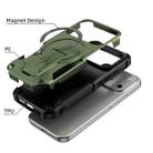 For iPhone 17 Pro Armor Magsafe Holder PC Hybrid TPU Phone Case(Army Green) - 3