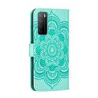 For Huawei Honor Play 4 / Maimang 9 / Mate 40 Lite Mandala Embossing Pattern Horizontal Flip PU Leather Case with Holder & Card Slots & Walle & Lanyard(Green) - 3