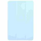 For Honor Pad 10 12.1 GEBEI 3-folding Holder Shockproof Flip Leather Tablet Case(Sky Blue) - 2