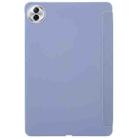For Honor Pad 10 12.1 GEBEI 3-folding Holder Shockproof Flip Leather Tablet Case(Lavender Purple) - 3