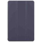 For Honor Pad 10 12.1 GEBEI 3-folding Holder Shockproof Flip Leather Tablet Case(Dark Blue) - 2