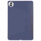 For Honor Pad 10 12.1 GEBEI 3-folding Holder Shockproof Flip Leather Tablet Case(Dark Blue) - 3