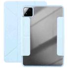 For Xiaomi Pad 7 / 7 Pro Magnetic Detachable Dual-Clasp Acrylic Deformation Leather Tablet Case(Ice Blue) - 1