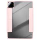 For Xiaomi Pad 7 / 7 Pro Magnetic Detachable Dual-Clasp Acrylic Deformation Leather Tablet Case(Pink) - 3