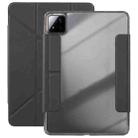 For Xiaomi Pad 7 / 7 Pro Magnetic Detachable Dual-Clasp Acrylic Deformation Leather Tablet Case(Black) - 1